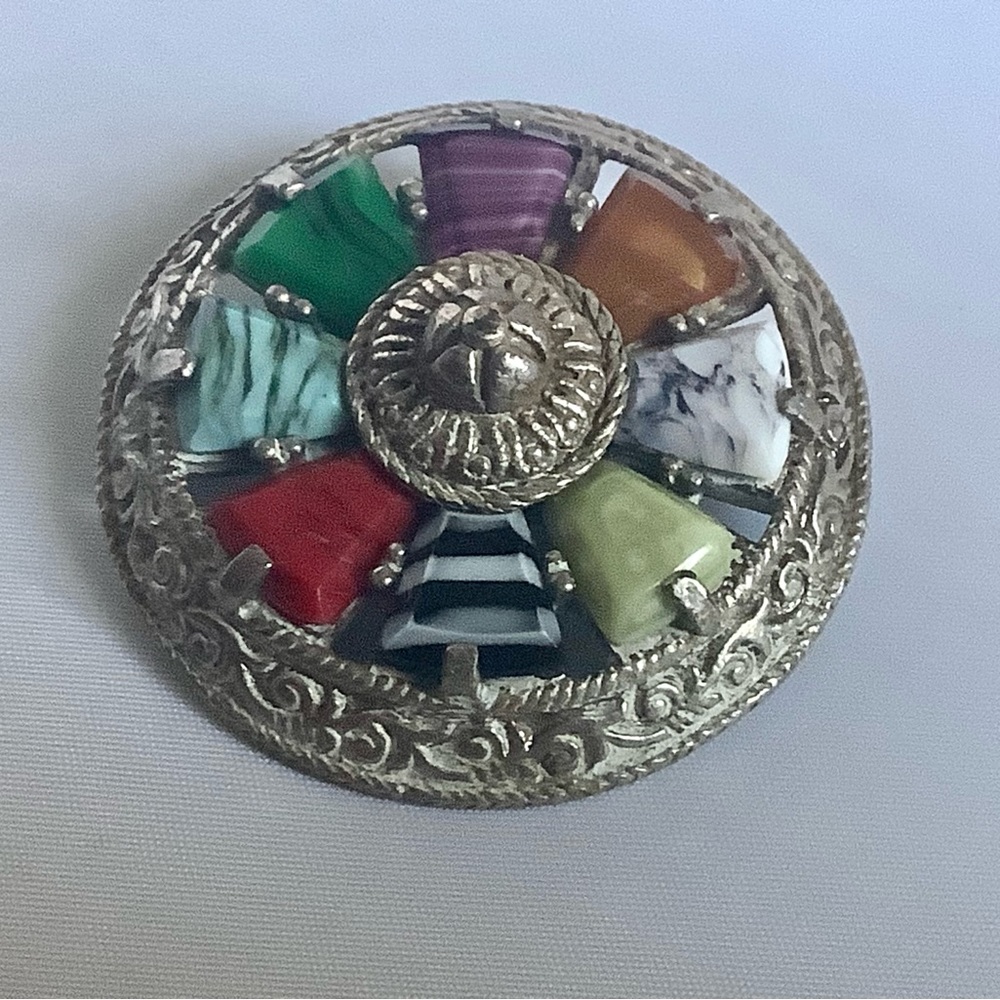 Vintage large Celtic brooch